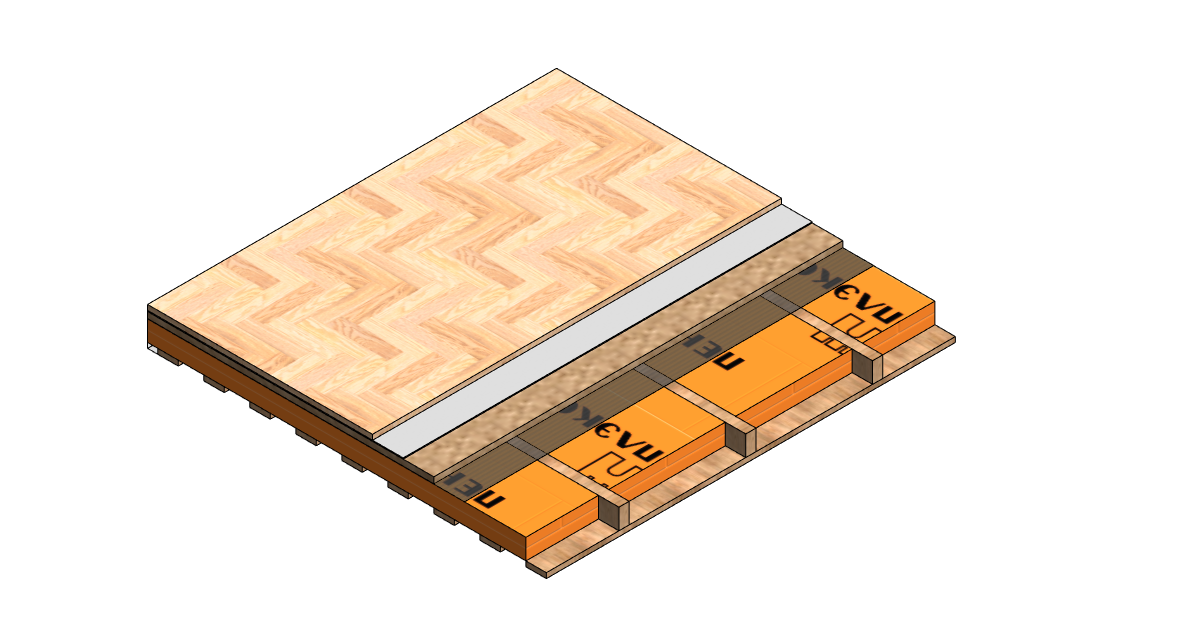 Схема утепления между деревянных лаг